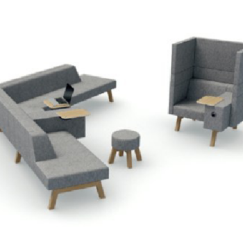 Hybrid Modular Soft Seating