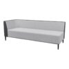 Haven Standard Left Arm 3Seater Metal Feet 800x800