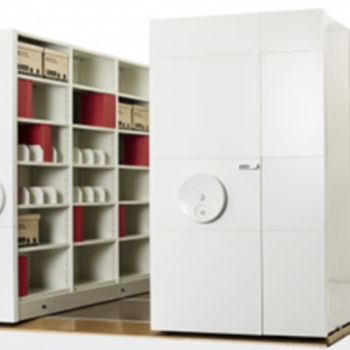 Dexion MaxiDRIVE Compactus heavy volume contents storage unit