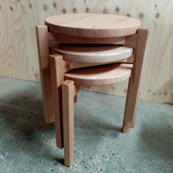 Timber Stacking Stools
