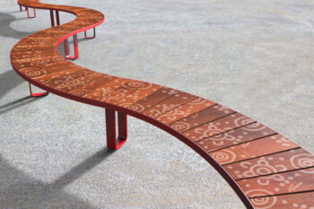 Winya ope space outdoor Indigenous furniture