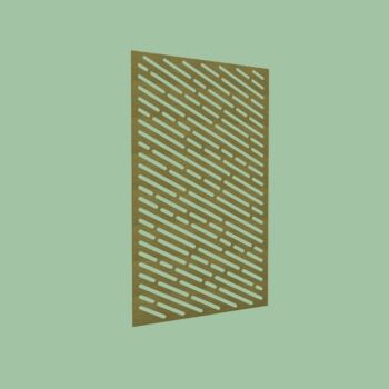 Ceiling Mounted Space Dividers Angled Slots